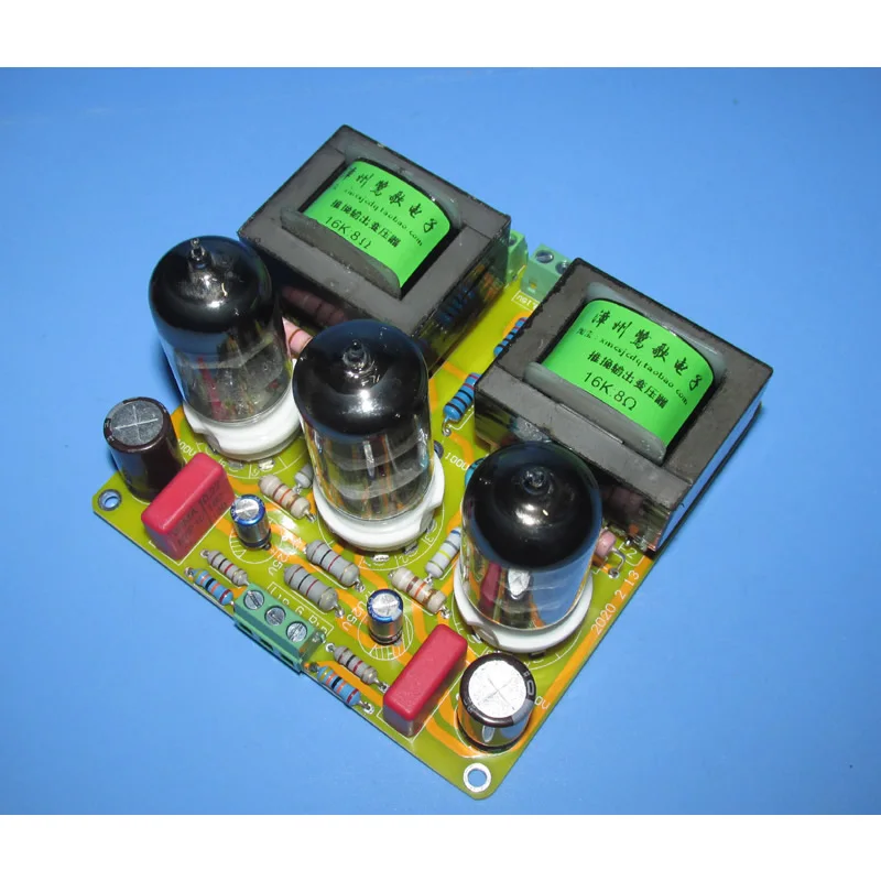 Tube 6N1 push 6N1 push-pull power amplifier board, stereo 1W + 1W, transparent sound quality, high analytical power
