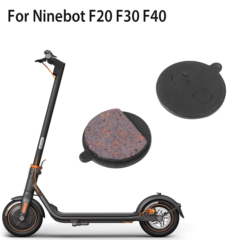 Kolarstwo organiczne klocki hamulcowe do Ninebot F20 F30 F40 skuter elektryczny składany KickScooter zacisk hamulca tarcza hamulcowa część hamulcowa