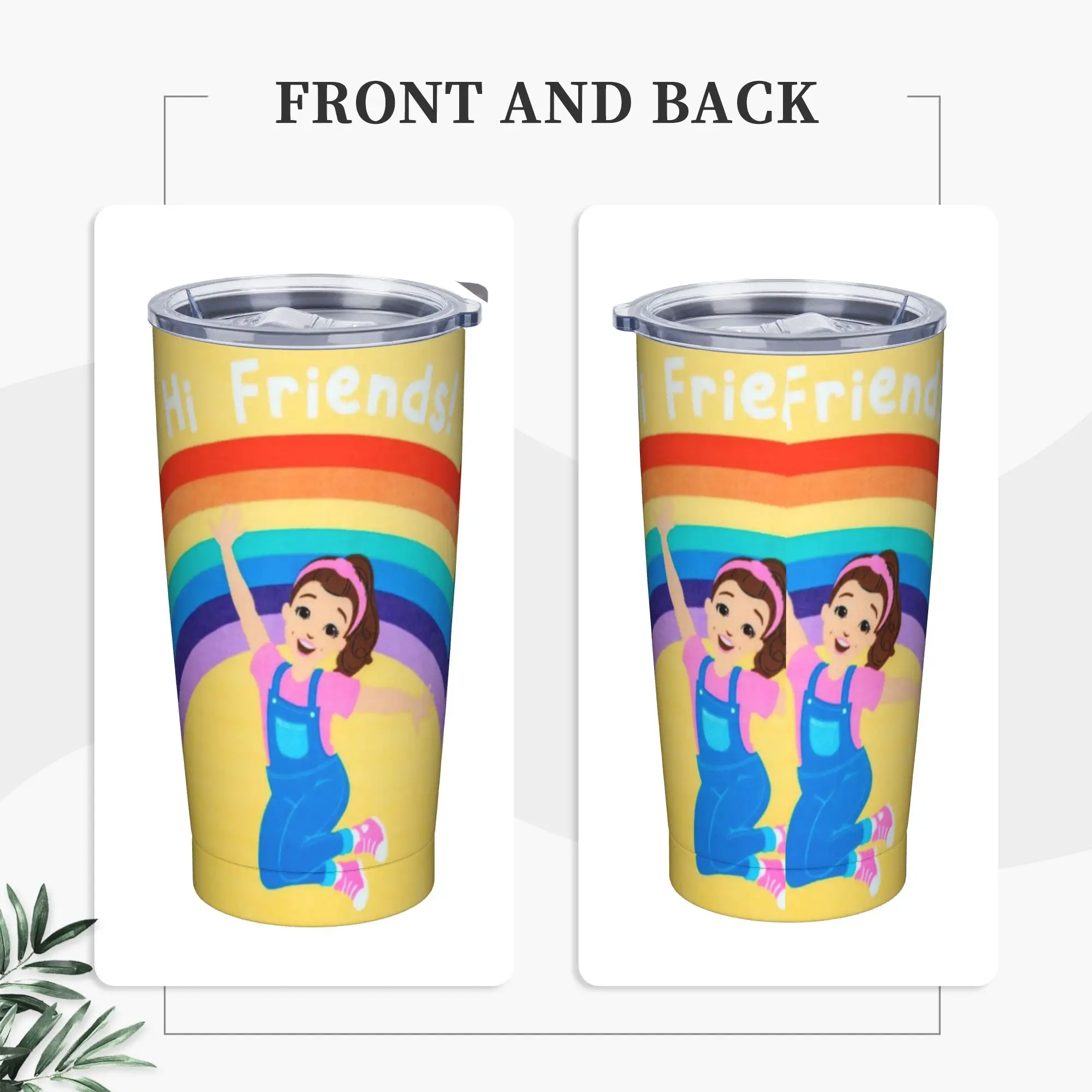 

Miss Rachel Tumbler Cold and Hot Water Bottle Portable Stainless Steel Coffee Mug Custom Driving Mugs Cup