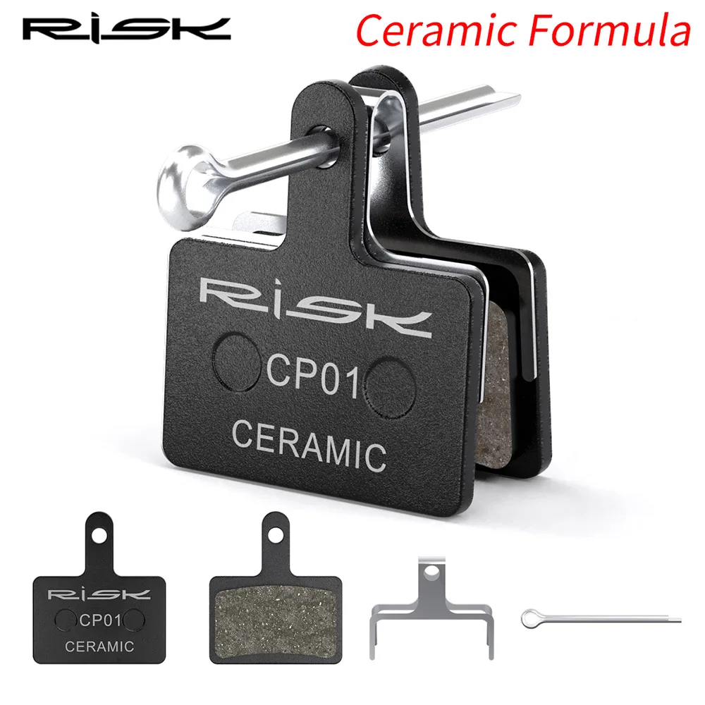 Nowe ceramiczne klocki hamulcowe RISK do rowerów MTB, hydrauliczne klocki hamulcowe tarczowe do SHIMANO M315/355/375/395/416/515, do rowerów górskich
