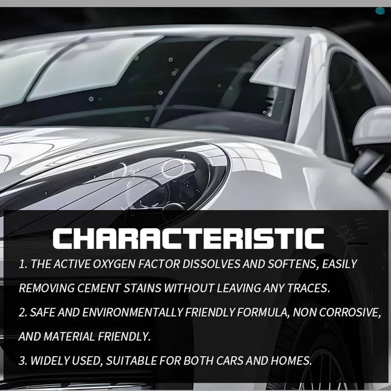500ml Large Capacity Car Cement Remover | High-Efficiency Residue Removal, Powerful Dissolving, Paint-Safe image 2