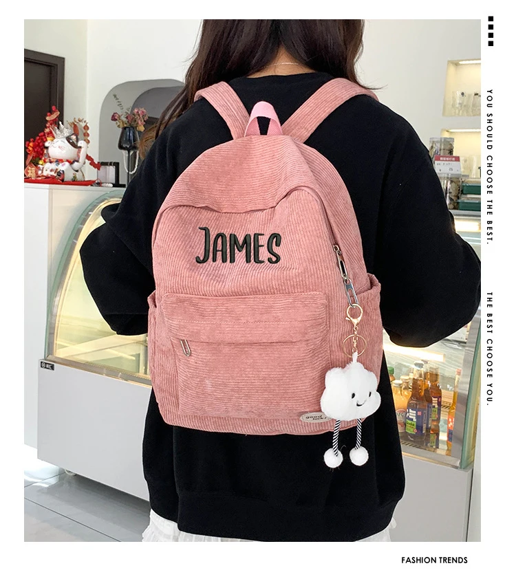 

Personalized Casual Fashion Backpack For Women, Large cCapacity Backpack, College Style Versatile Student Backpack Book