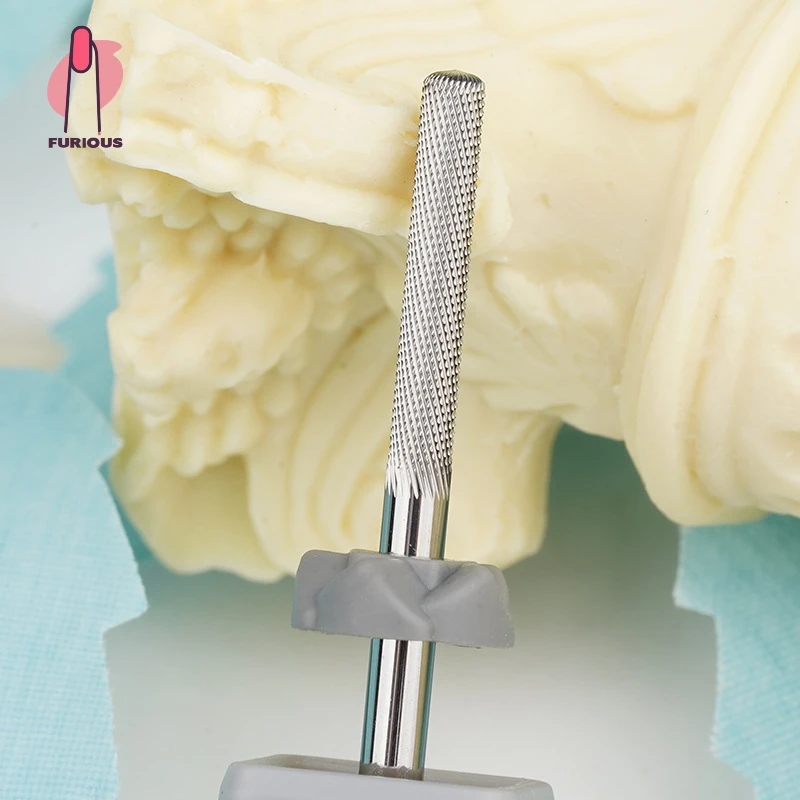 Jeu de forets à ongles en carbure entier, 5 pièces, pour perceuse de manucure électrique, accessoire dissolvant de vernis à ongles Gel, outils d'art des ongles