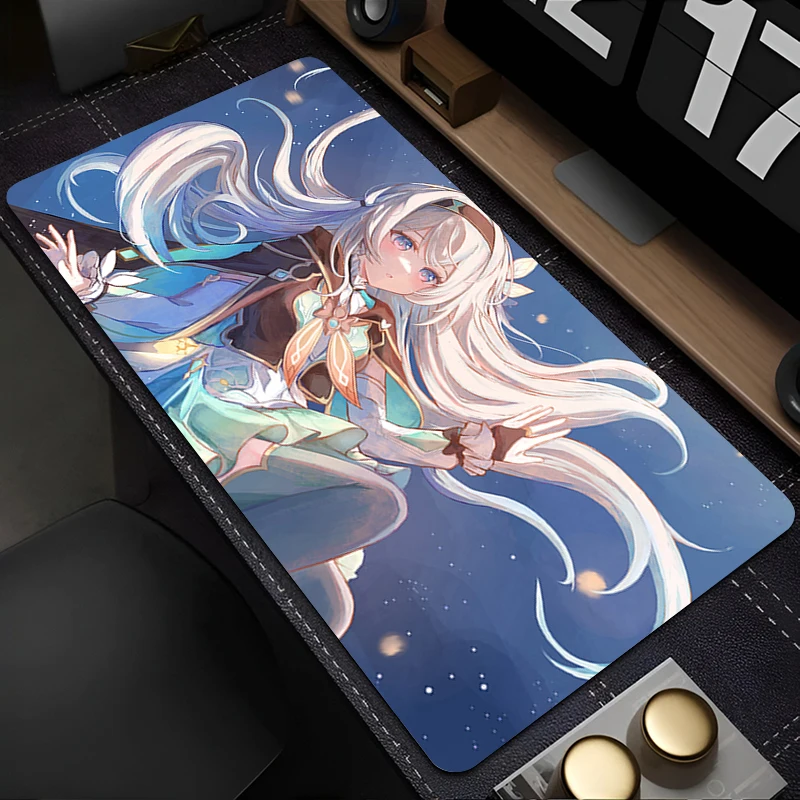 Anime Mouse Pad Honkai Star Rail Firefly XXL Gaming Accessories Carpet Gamer Keyboard Desk Mat Non-Slip Laptop Notebook Mousepad