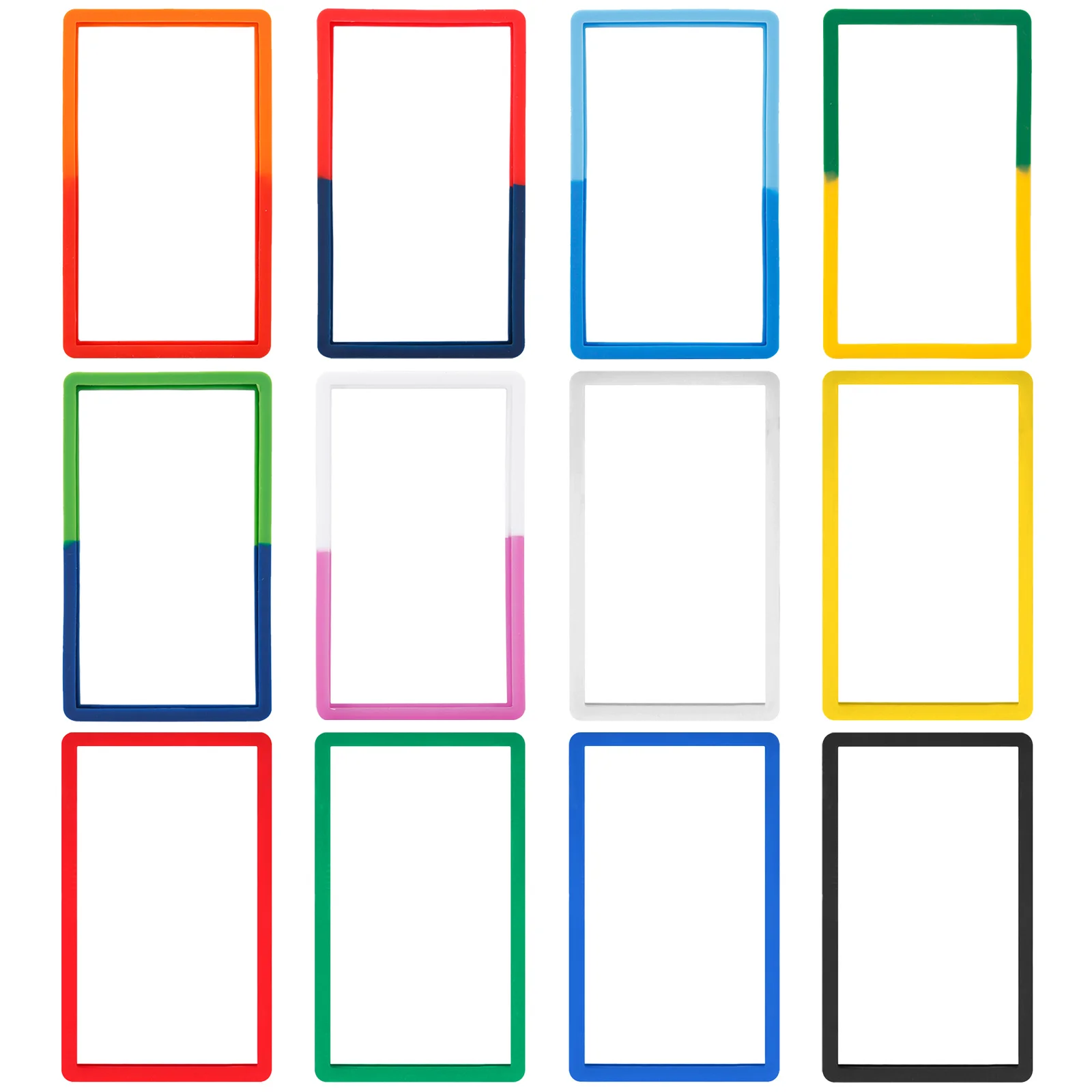 12pcs Silicone Bumper Case Guard Protector Display Sleeves Skin for PSA 35PT Graded Trading Card Slab Sports Game Storage Holder