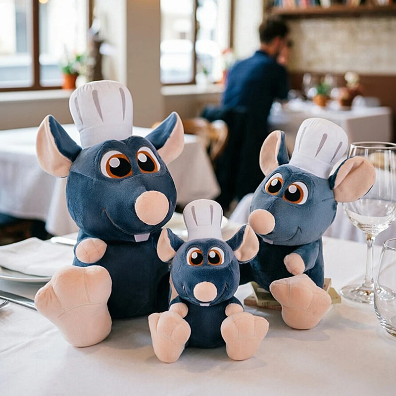 Remy the Rat Chef Plush Doll from Ratatouille Available in 3 Sizes, Soft Fluffy Stuffed Animal Great for Collection & Home Decor - view 5
