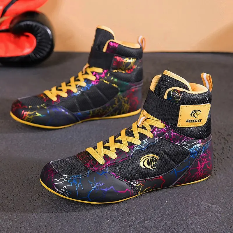 

Classic Brand Men women Wrestling Sneakers Comfortable Boxing Sports Shoe for Unisex Rubber Sole Gym Training Shoes Couples
