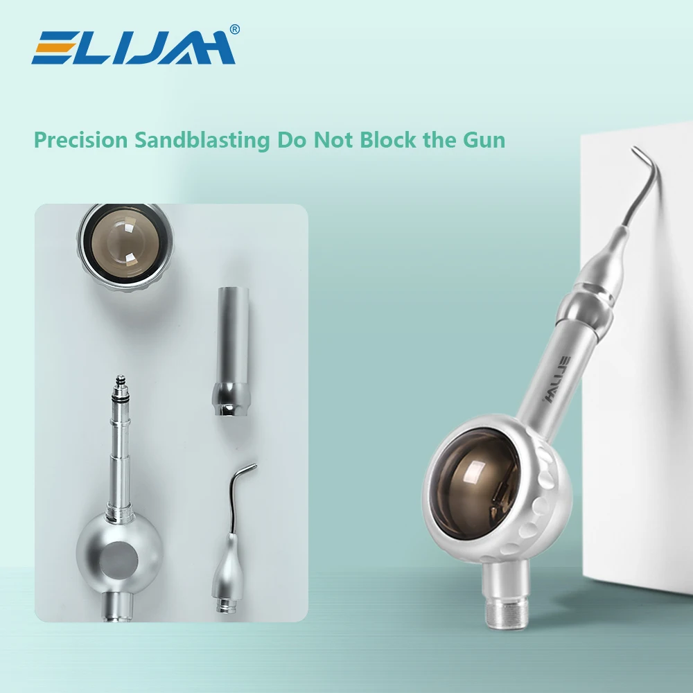 

ELIJAH Dental Air Prophy Unit Dental Teeth Whitening Sandblasting Machine Air Polisher Oral Hygiene Cleaning Whitening Equipment