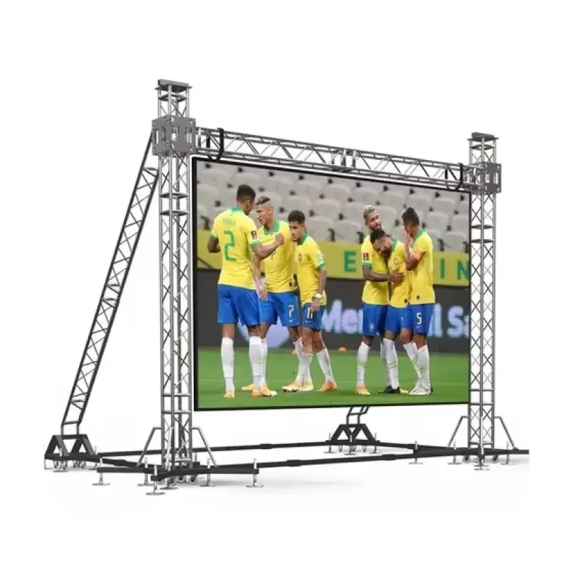 P3.91 Indoor LED Display, 500*1000mm Panel with 7680Hz Refresh Rate, Hard Connection for Rental and Fixed Installation