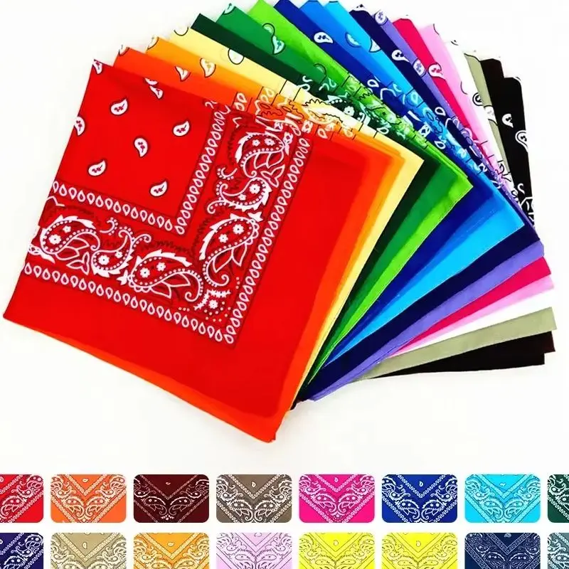1/2pcs Hop Bandana 23 Styles Man Women Fashion Outdoor Headbands Hair Band Wrist Wraps Hair Scarves High Quality HairAccessories