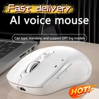 Ratón inteligente inalámbrico Bluetooth de modo Dual, ratón silencioso recargable, escritura de voz, traducción, escritura, oficina, Universal 2026