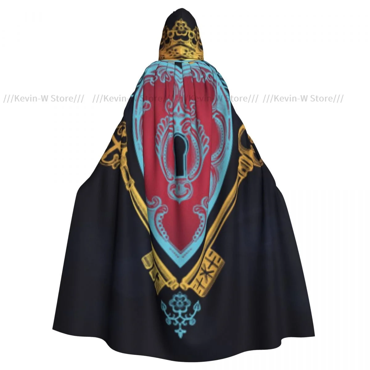 Long Cape Cloak Mystic Key Hooded Cloak Coat Autumn Hoodies