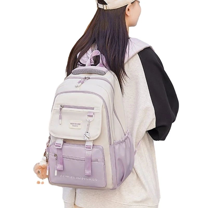 feminina saco livro viagem espaçoso & à prova dwaterproof água mochila legal feminino faculdade mochila feminina