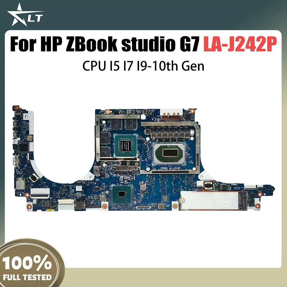 

LA-J242P Mainboard For HP ZBOOK G7 Laptop Motherboard CPUI5 I7 I9-10th Gen N19P-Q1-A1 16GB RAM M12873-601 M12874-001 M12878-001