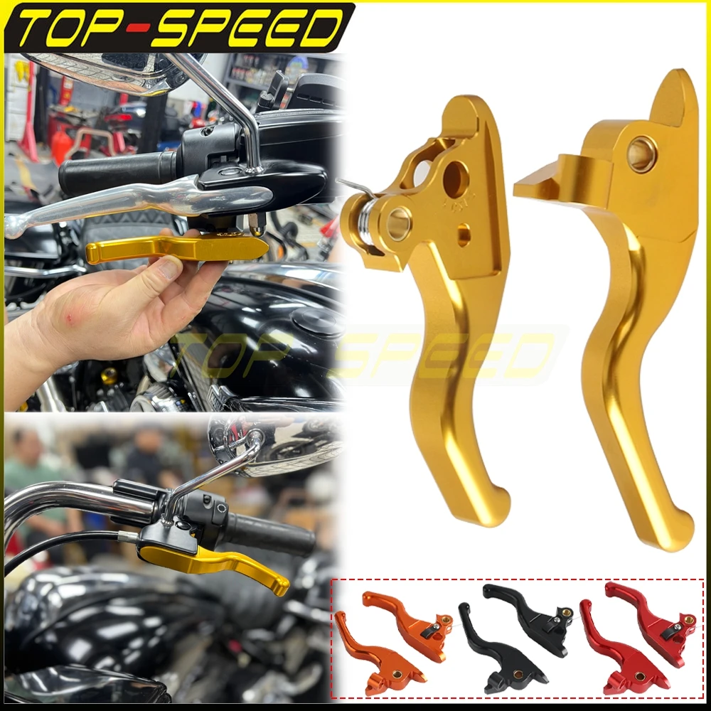 

For 2021-2024 Harley Touring Electra Glide FLHFB FLHTP FLH FLHT FLHTK FLHTKSE Motorcycle Brake Clutch Lever Hand Control Lever