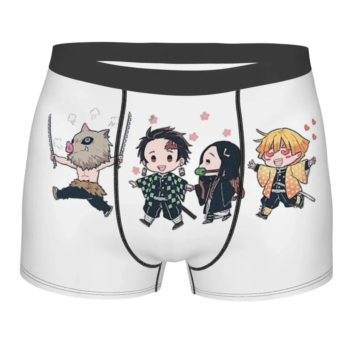 

Demon Slayer Character Underpants Breathbale Panties Man Underwear Comfortable Shorts Boxer Briefs