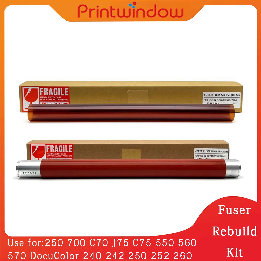 

OEM комплект для восстановления фьюзера для Xerox 250 700 C70 J75 C75 550 560 570 DocuColor 240 242 250 252 260 WC 7425 7428 втулка пленки фьюзера