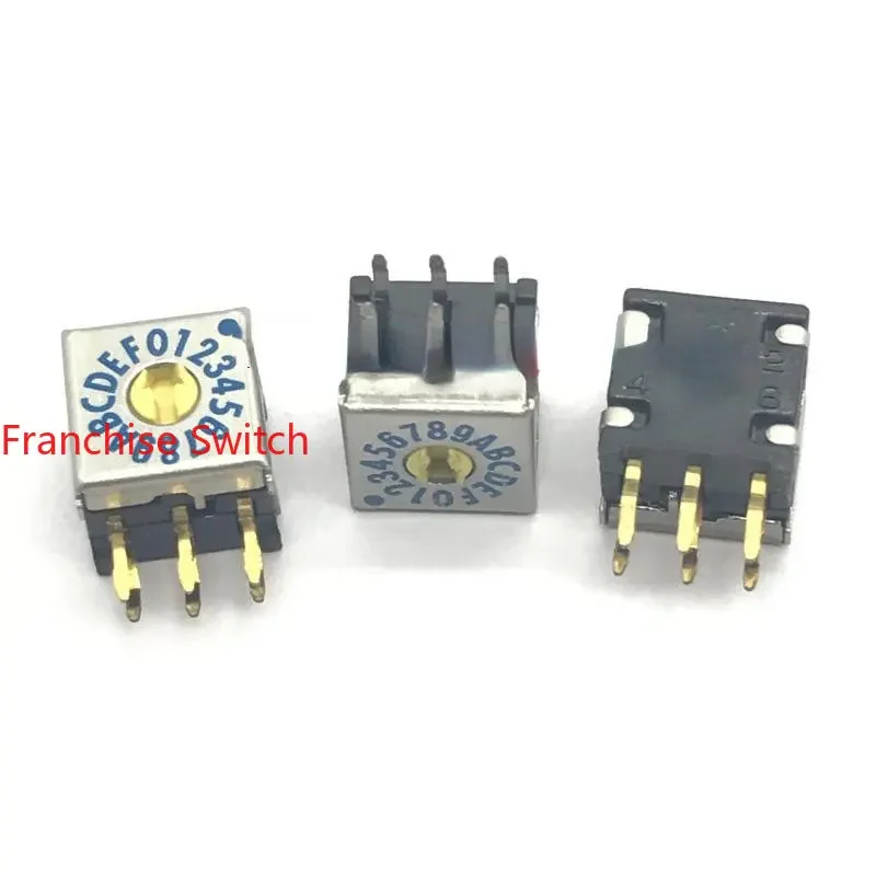 

10PCS Digital Coding Switch Encoder 0- F Bit 3*3 Pin Horizontal Positive Code