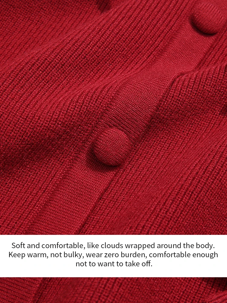 I BELIEVE YOU Woman Sweaters 2025 Sutumn Red French 3D Bow Knit Pullovers Casual O-neck Long Sleeves Knitted Clothes 2253126188