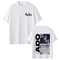 Hot Ado Kyougen Album Graphic Tshirt World Tour 2025 Hibana Merch T-shirts Summer Men Women Fashion Japanese Style Streetwear