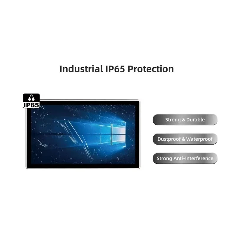 27 Inch VGA HD-MI Input Usb Touch Industrial Control Panel Touch Screen  IP65 Waterproof Resistive Industrial Display