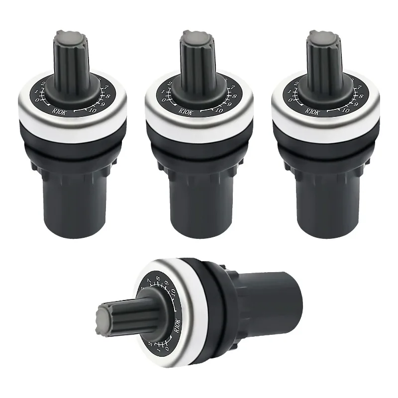 

4PCS LA42DWQ-22 1K/2K/5K/10K/20K Ohm 22mm Diameter Rotary Potentiometer Variable Speed Drive Potentiometer Rotary Potentiometer