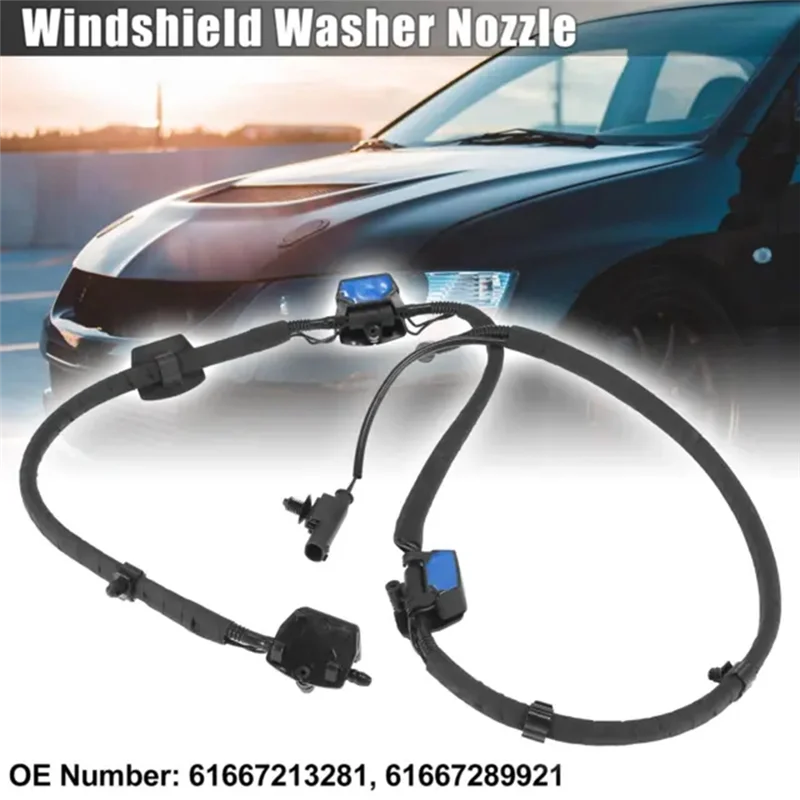

High Quality Windshield Washer Nozzles With Heater For BMW X3 F25 X4 F26 61667213281 61667289921