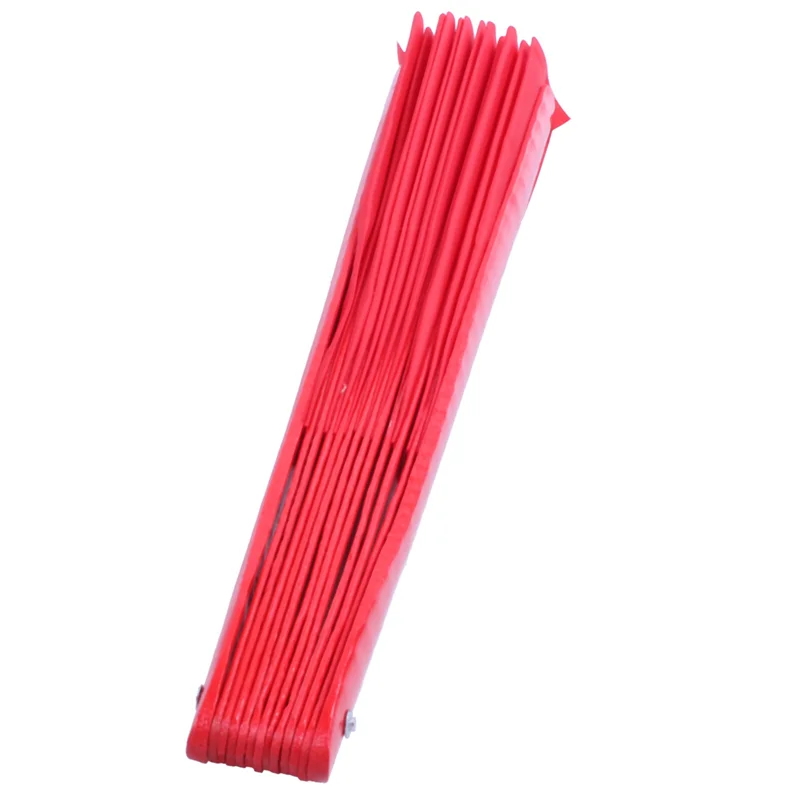 

ABRE-6X Bamboo Structure Of Kung Fu Tai Chi Wushu Martial Arts Hand Fan Red