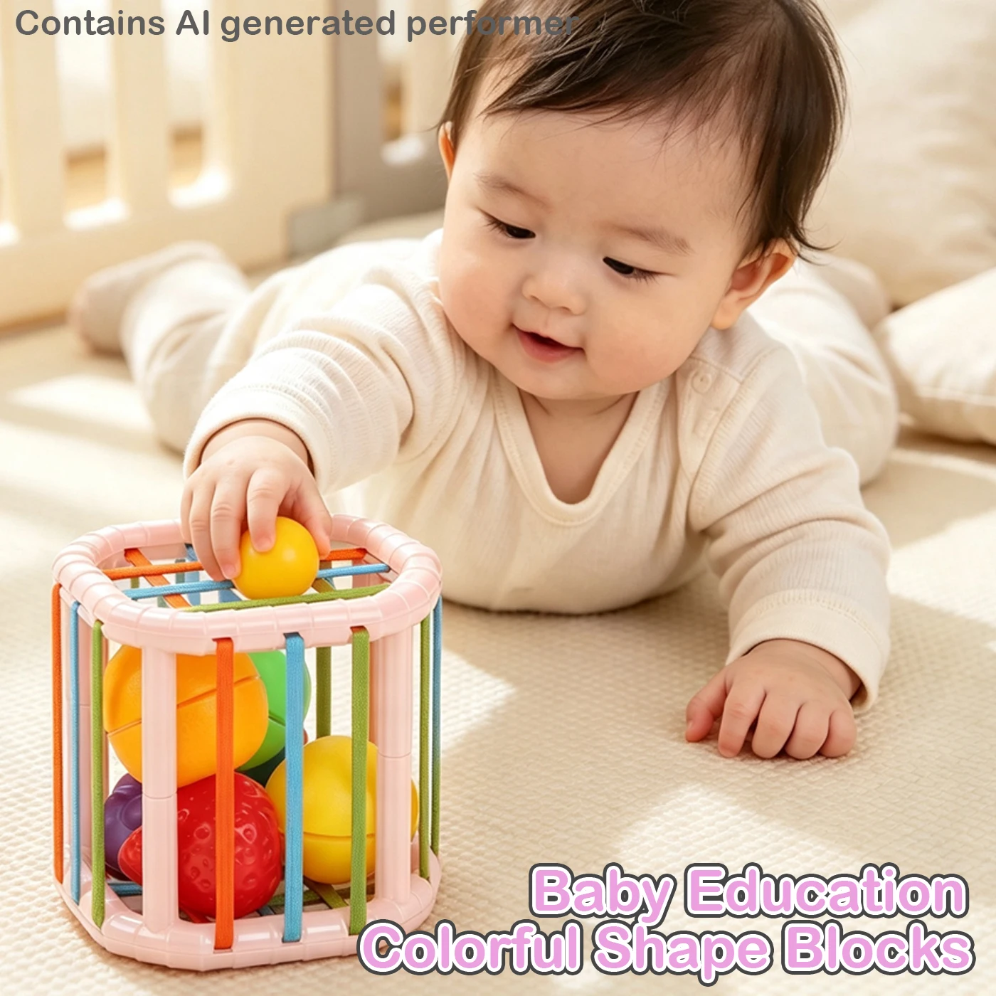 Colorful Shape Blocks Baby Learning Educational Toys Activity Cube Sensory Sorting Cut fruit Game For Children Bebe 0 12 month