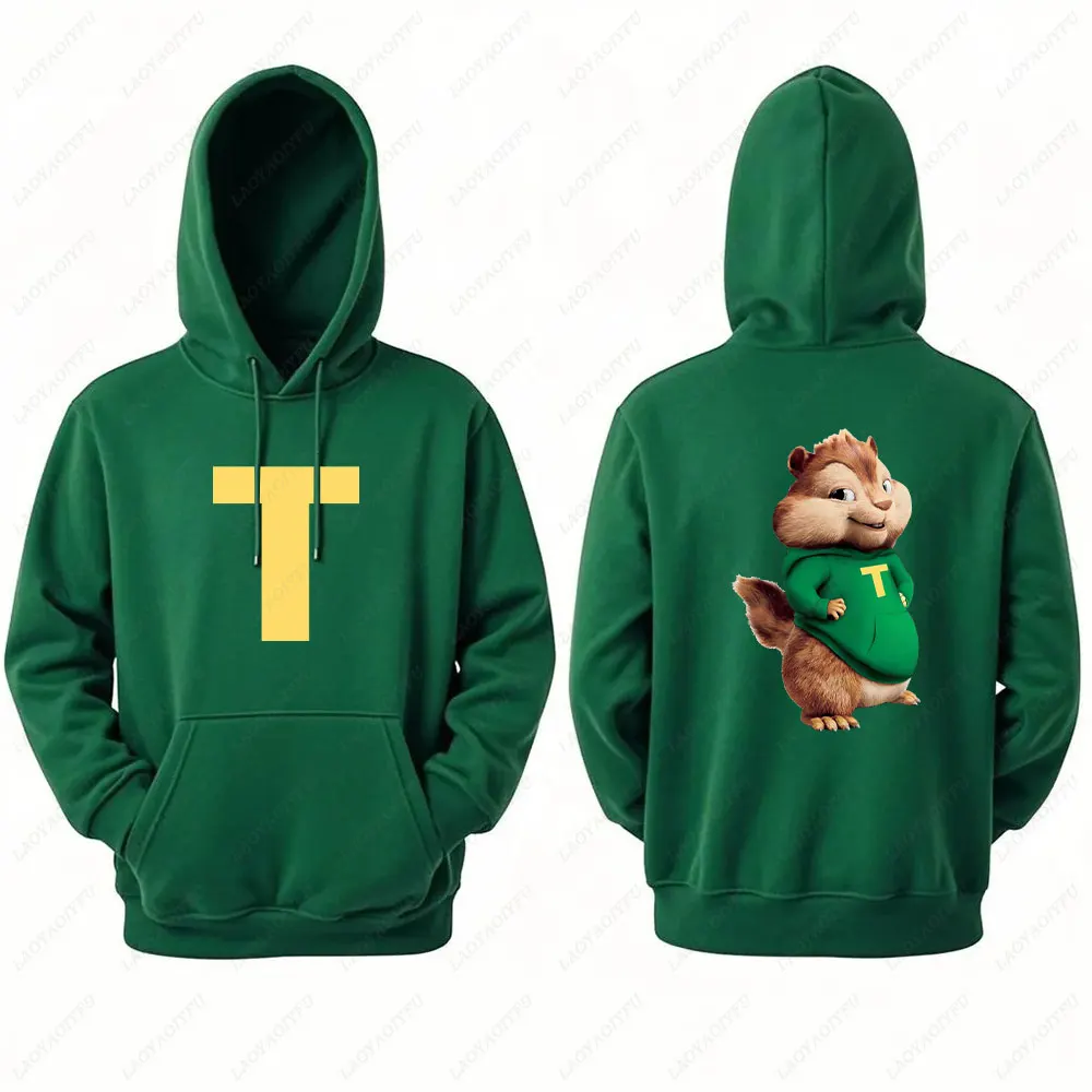 Alvin and The Chipmunks: The Squeakquel's Pullover Woman Manfashion Drop Shoulder Hoodie Is Available for Best Friend Sweatshirt