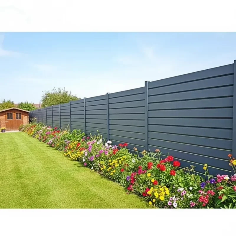 Aluminum Louver Profiles Anti-Theft Manual Modern Finished Flex Fence Rotatable Slats for Garden Gate