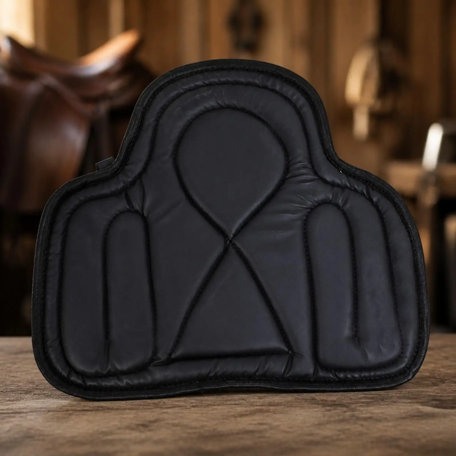 Shock-Absorbing Western Saddle Pad Non-Slip Contoured Saddle Pad Padded Tack