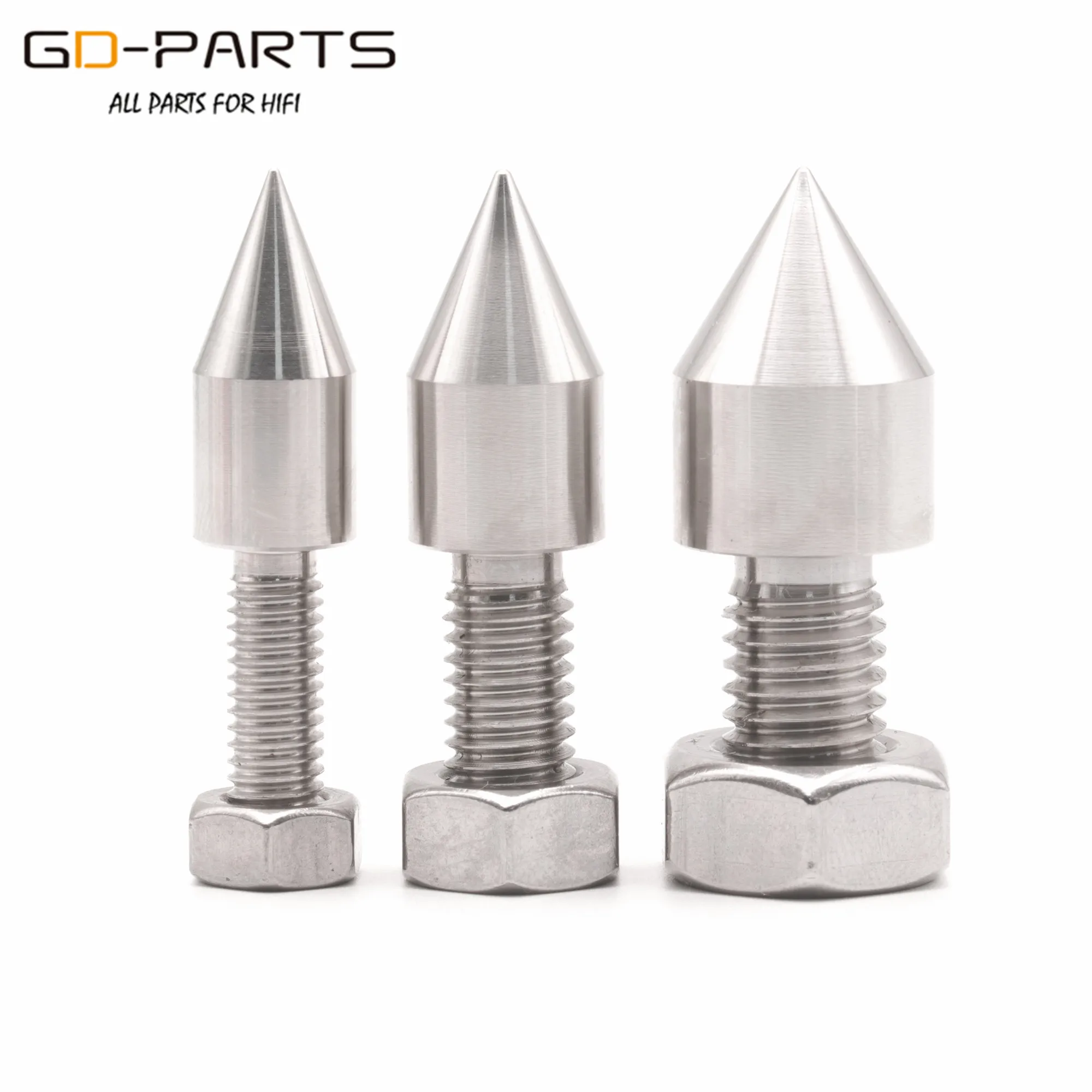 SUS-316 Stainless Steel Speaker Spike Cone M6 M8 M10 Hifi Audio AMP Subwoofer Chassis Isolation Stand Foot Leg Damper