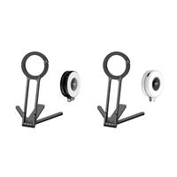 Ulanzi MA30 Carabiner-Mounted Phone Tripod With Fill Light Portable Magnetic Phone Holder  For Magsafe Iphone 16 15 Pro A
