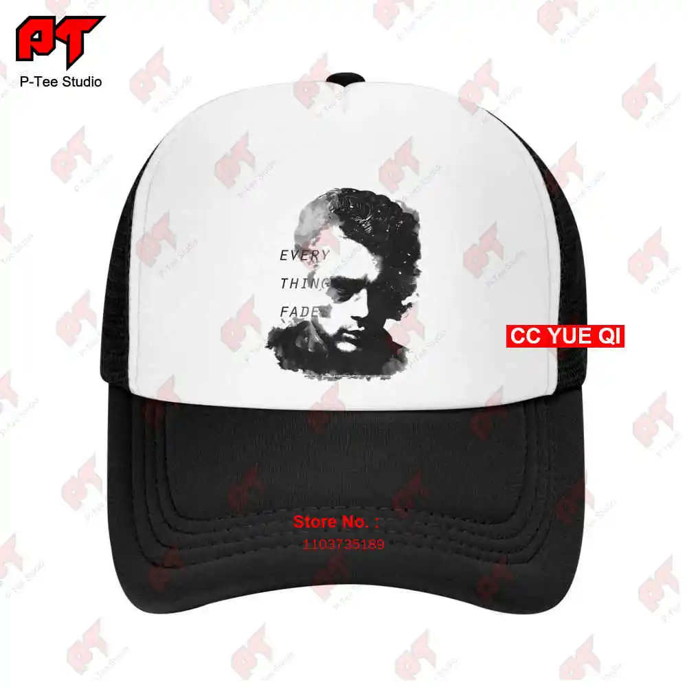 James Dean 1950'S American Dream Every Thing Fades Bust Photo Baseball Caps Truck Cap 8WW5