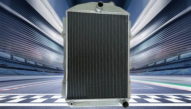 For Chevrolet chevy hot/street Rod 350 V8 1938 Aluminum Radiator MT WO Tranny Cooler 38