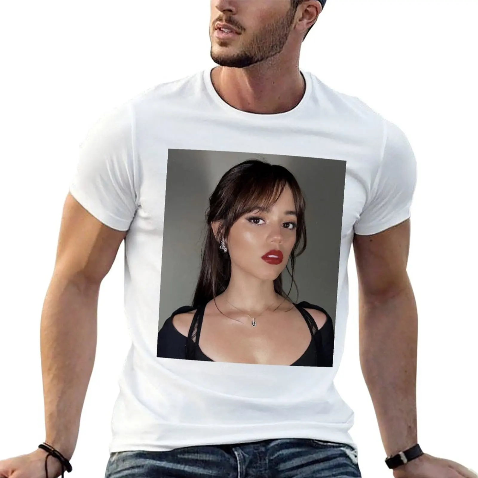 jenna ortega T-shirt customs design your own animal prinfor boys tops plain mens t shirts