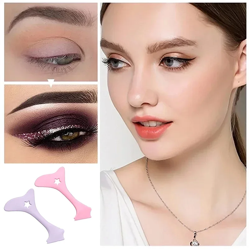 Applicatori per eyeliner Stencil per occhi Ciglia Ombretto Applicatori per labbra Strumenti di aiuto per il trucco Guide Mascara Scudo per trucco riutilizzabile