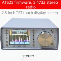 ATS-25 SI4732 Full Radio DSP FM LW MW SW SSB Receiver 64-108Mhz Radio Receiver 2.8 Inch Touch Screen -Decoder