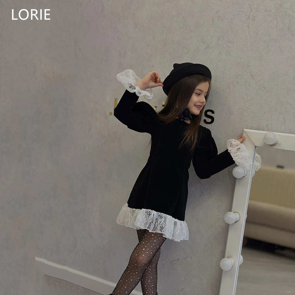 lorie-chic-black-girl-dresses-puff-full-sleeves-lace-party-dress-2026-a-line-fairy-birthday-dress-customized