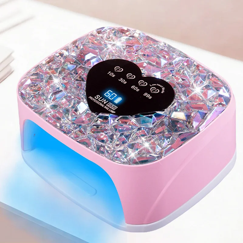 لامعة الراين قابلة للشحن مسمار مصباح اللاسلكية هلام البولندية آلة مجفف الأشعة فوق البنفسجية ضوء للأظافر اللاسلكي مسمار الأشعة فوق البنفسجية LED مصباح