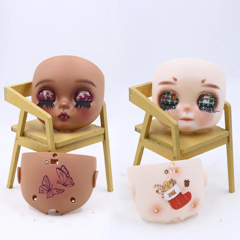 

Кукла Blyth 1/6, ручная роспись, ракушка, рождественский стиль, сделай сам, матовое лицо, резьба по губу, брови, ручная работа