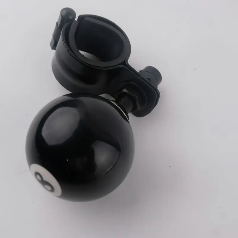 Preto no 8 impulsionador de volante em forma de bilhar, impulsionador de volante de carro, assistente de carro criativo personalizado