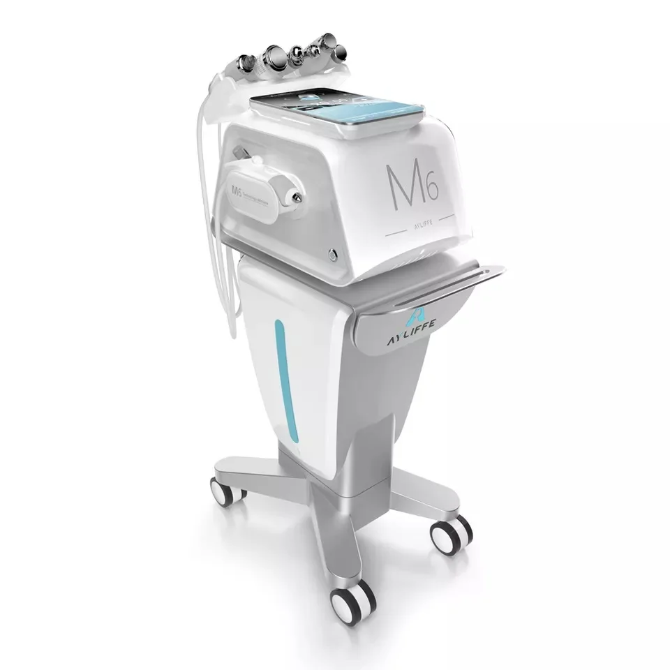 M6 Hydro Dermabrasion Machine Multifunction Aqua Facial Cleansing Hydro Machine Skin Whitening Face Care Anti-Wrinkle Machine