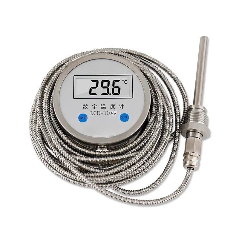 

Цифровой биметаллический термометр WST/DTM491, цифровой промышленный термометр, водяной термометр с зондом, коррозионная стойкость