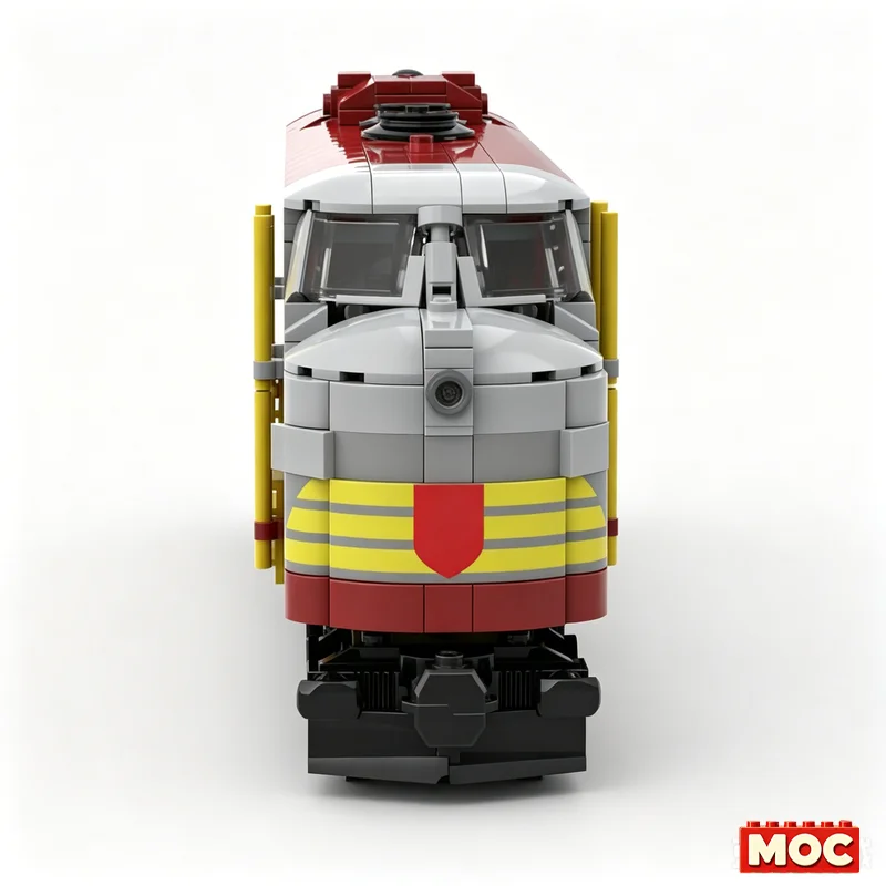 773Pcs MOC Canadian Pacific EMD F9 Locomotive Model Modify Transport Building Blocks Assembly Railway Educational Birthday Gift