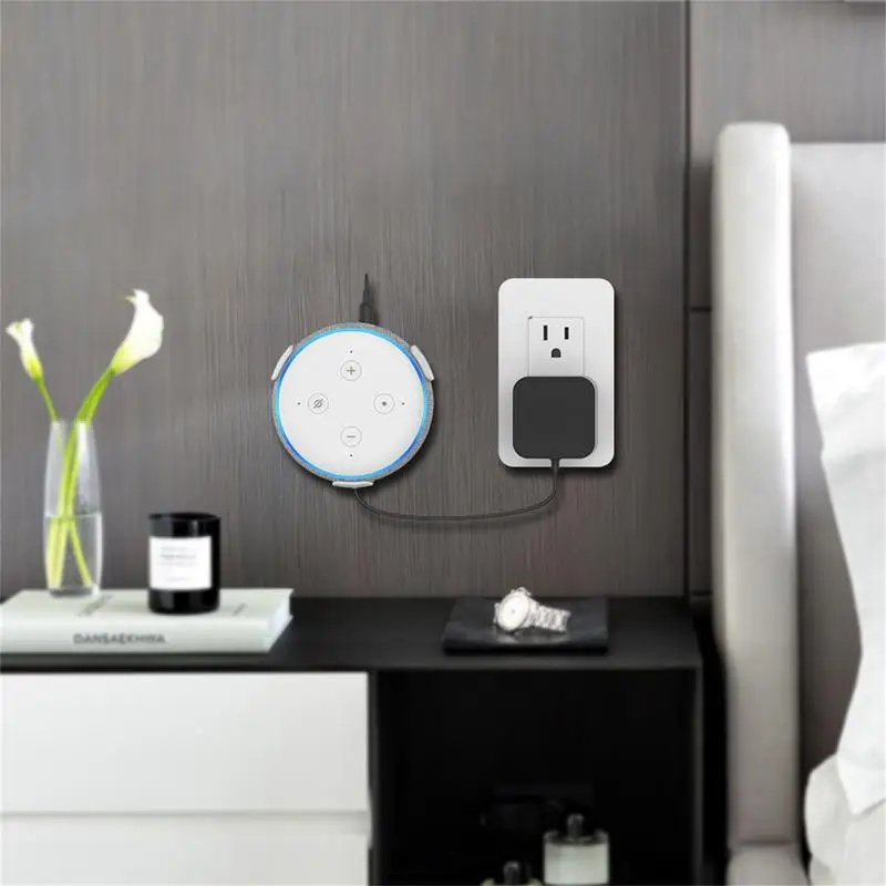 Speaker Wall Mount Houder Voor Echo Dot 3rd Gen Smart Home Luidsprekers Met Ingebouwde Kabel Organizer Voor Dot3 beugel Met Schroeven