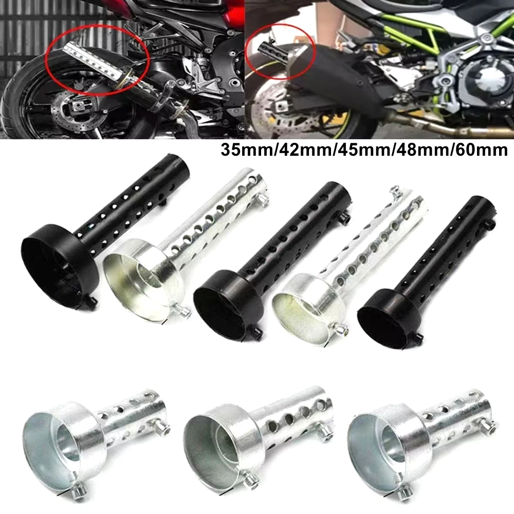 60MM 48MM 45MM 42MM 35MM Universal Motorcycle Exhaust Muffler Adjustable DB Killer Muffler Noise Sound Eliminator