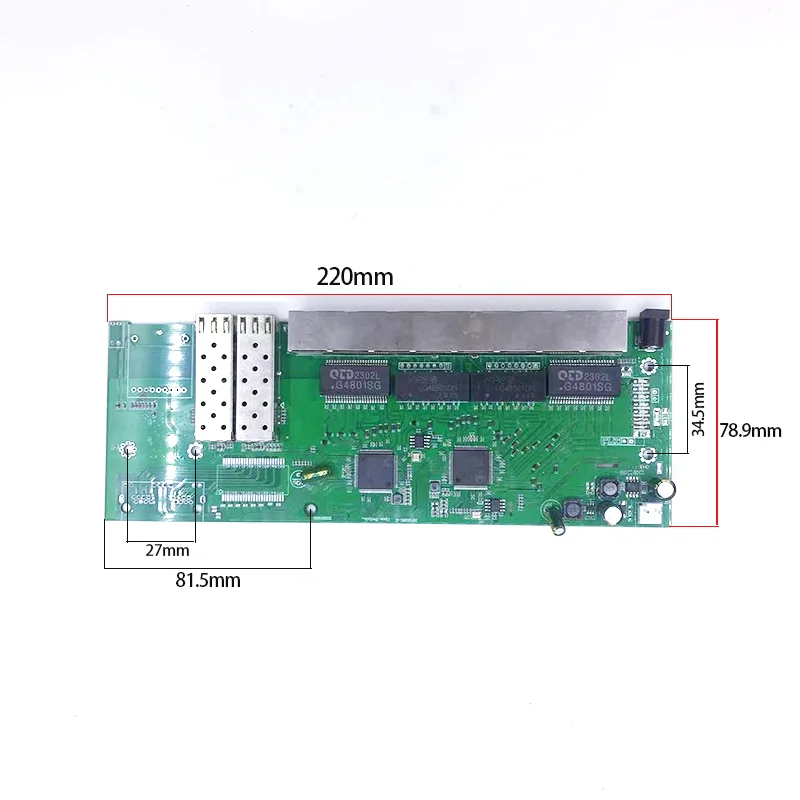 7port 1000M POE12V-24V-48V POE IN12V/24V/48V POE OUT 1 port 1000M uplink/nvr 2port 1000M SFP switch module