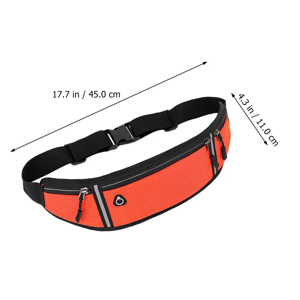 Waterproof Waist Oxford Fabric Multi-Compartment Chest Bag for Men Women Outdoor Fitness Phone Storage